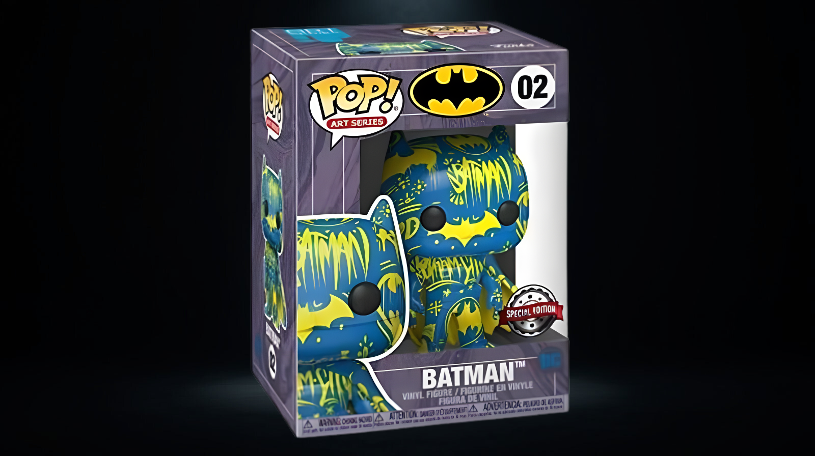 Funko Pop! Art Series Batman set 4 Funko Pop! Heroes DC – Batman Art Series Set Completo (4 Figuras) #01–04 Special Edition - Imagen 3