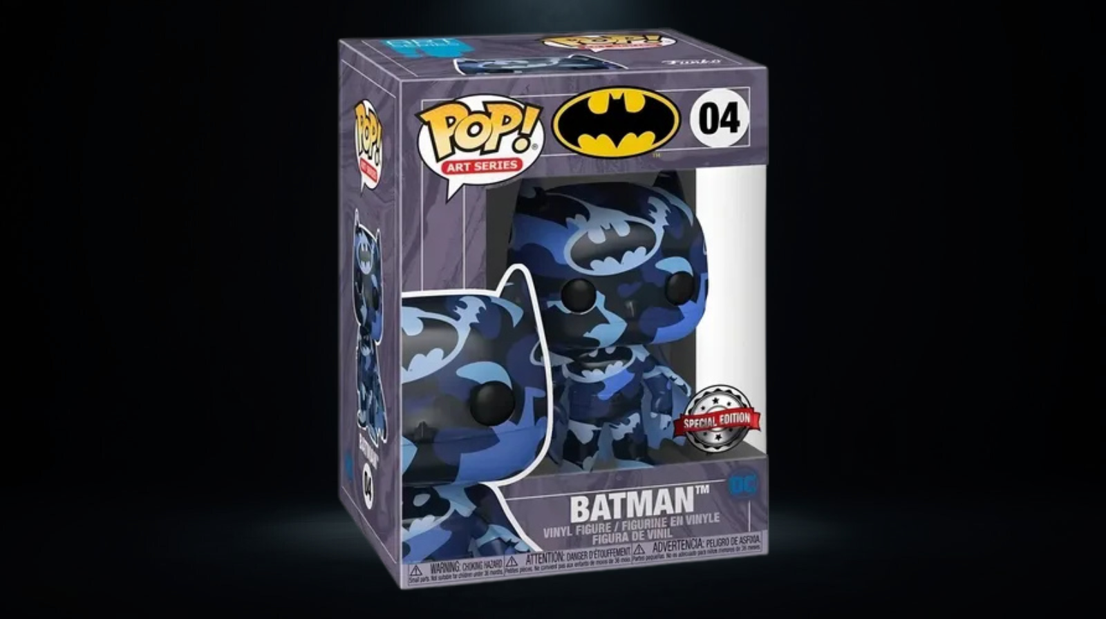 Funko Pop! Art Series Batman set 4 Funko Pop! Heroes DC – Batman Art Series Set Completo (4 Figuras) #01–04 Special Edition - Imagen 5