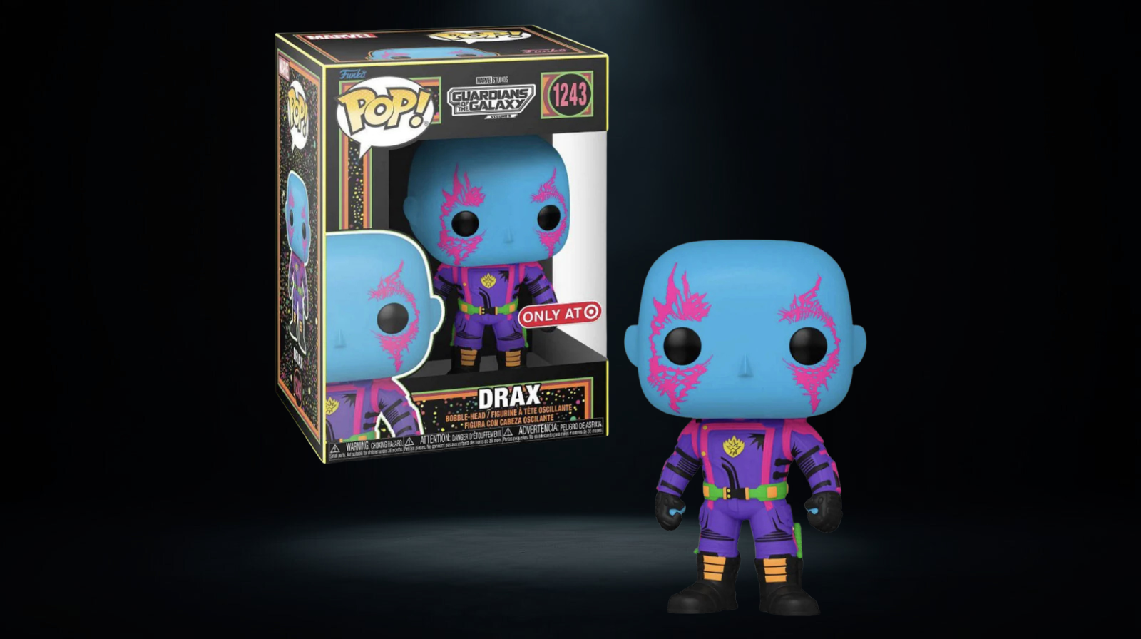 Funko Pop! Marvel Guardians of the Galaxy Drax Target Exclusive #1243 - Imagen 2