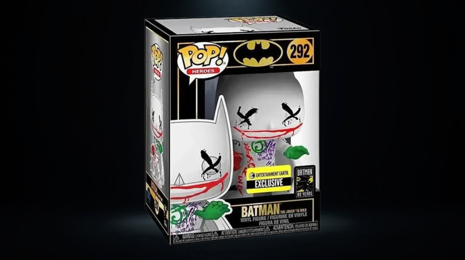 Funko Pop Heroes DC Batman The Joker is Wild Entertainment Earth Exclusive #292 - Imagen 3