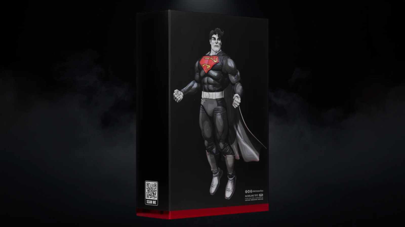 McFarlane DC Multiverse Superman Dark Knight Returns Black & White Accent Gold Label 7” - Imagen 6