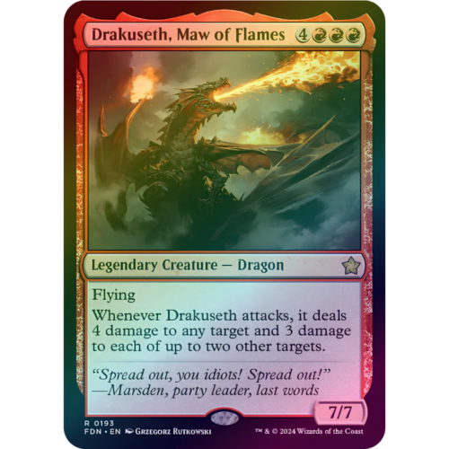 Drakuseth, Maw of Flames Foil