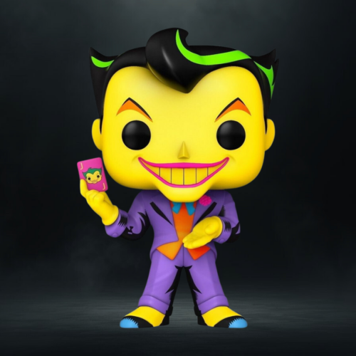 Funko Pop! Heroes The Joker Black Light Glow Batman The Animated Series Special Edition #370