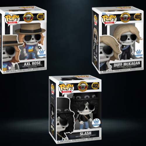 Funko Pop! Rocks Guns N’ Roses Skeleton Complete Set Funko Exclusive