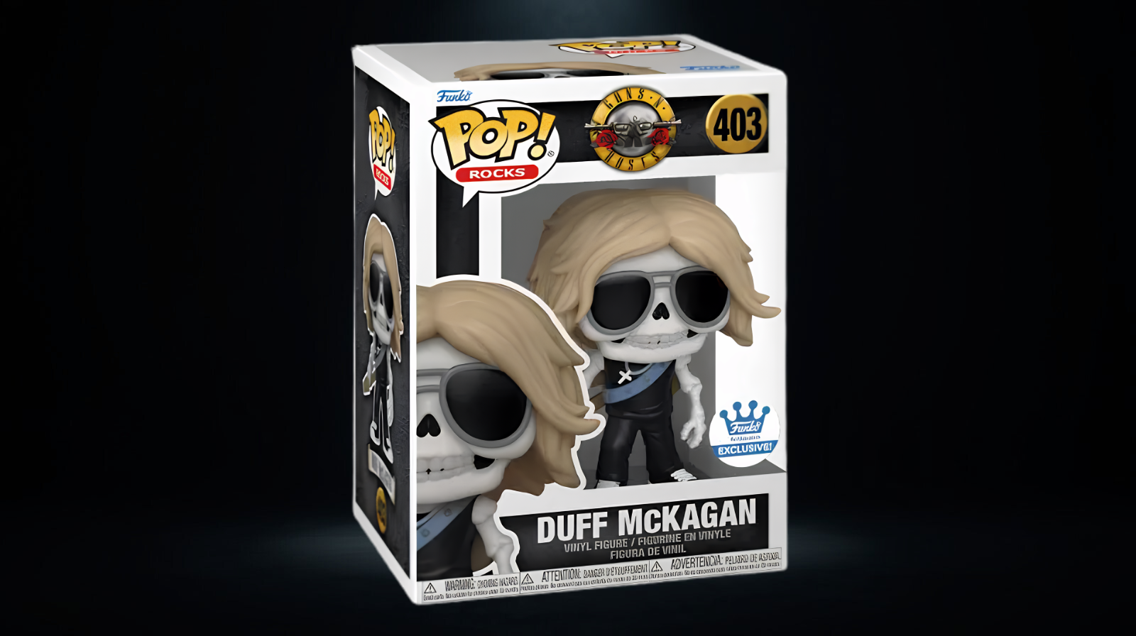 Funko Pop! Rocks Guns N’ Roses Skeleton Complete Set Funko Exclusive - Imagen 4
