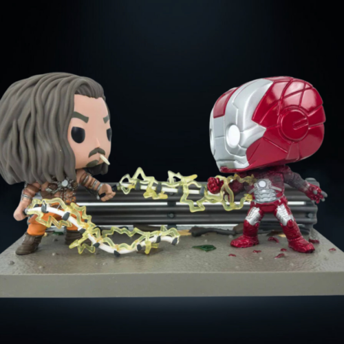 Funko Pop! Movie Moments: Marvel Studios Whiplash vs. Iron Man #361 Marvel Collector Corps Exclusive