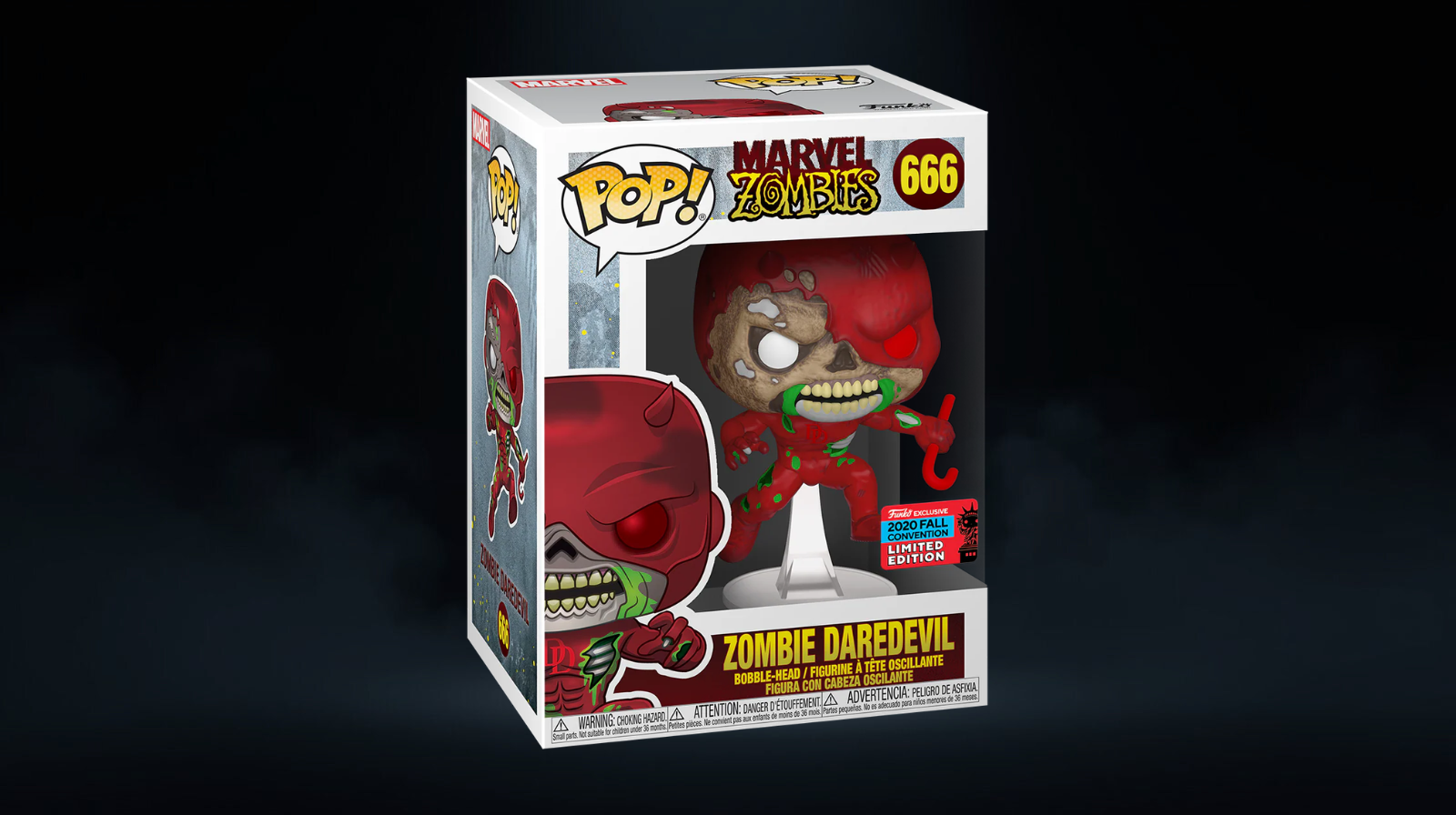 Funko Pop! Marvel Zombies Zombie Daredevil #666 NYCC 2020 Limited Edition Exclusive - Imagen 3