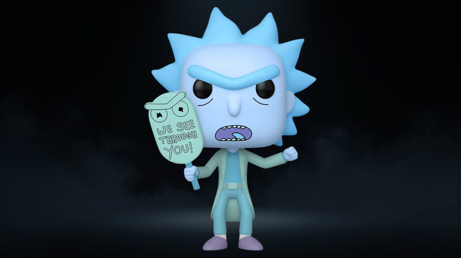 Funko Pop! Rick and Morty Hologram Rick Clone Glow in the Dark #665 Amazon Exclusive
