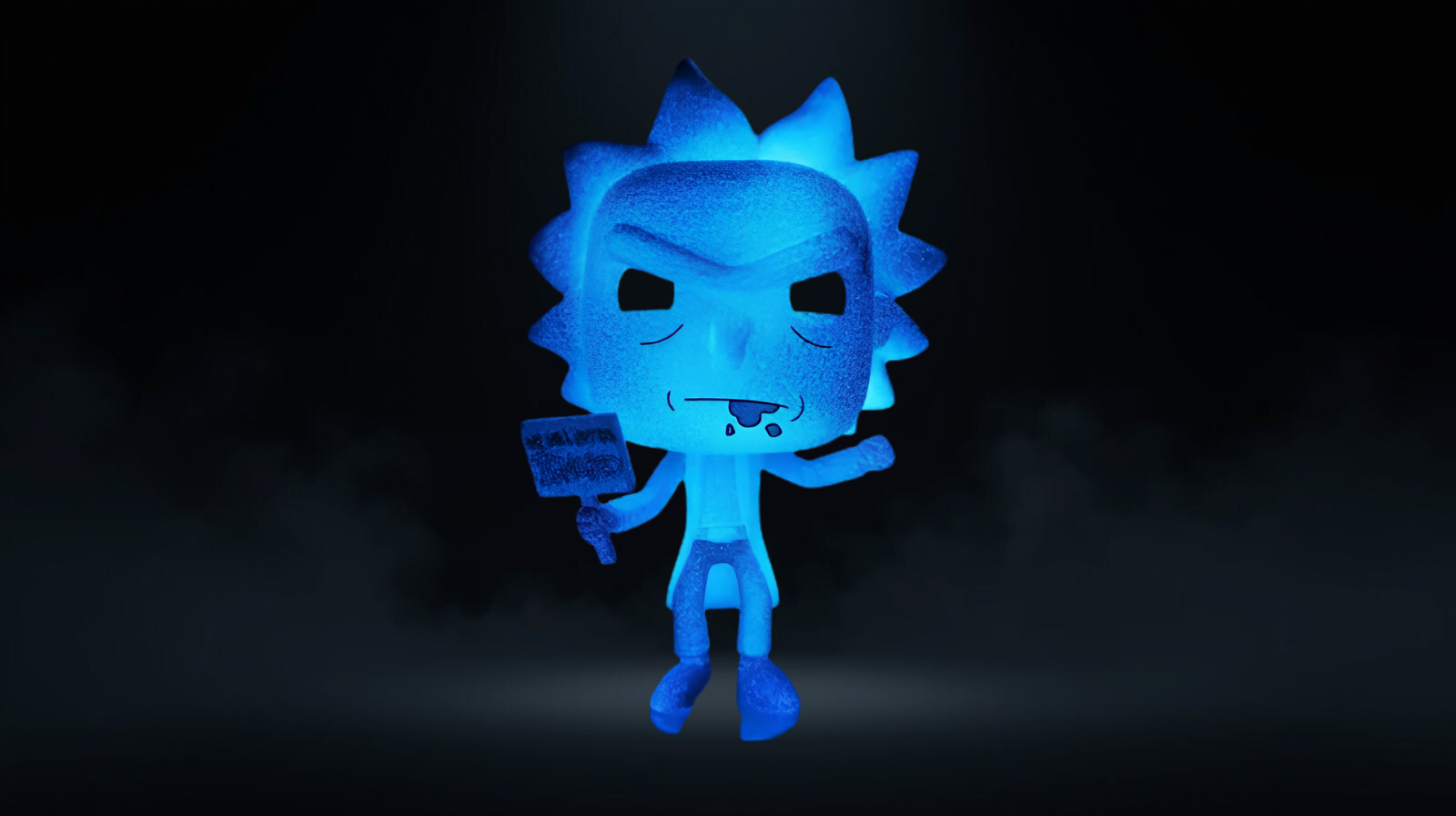 Funko Pop! Rick and Morty Hologram Rick Clone Glow in the Dark Special Edition #666 - Imagen 2