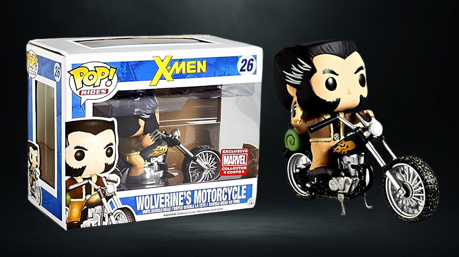 Funko Pop! Rides X-Men Wolverine’s Motorcycle Marvel Exclusive #26 - Imagen 2