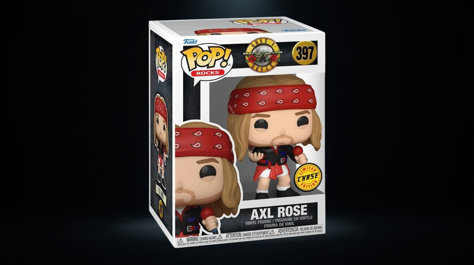 Funko Pop! Rocks Guns N’ Roses Axl Rose Chase #397 - Imagen 3