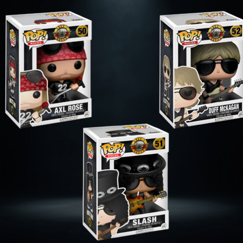 Funko Pop! Rocks Guns N’ Roses Complete Set 2016 Vaulted