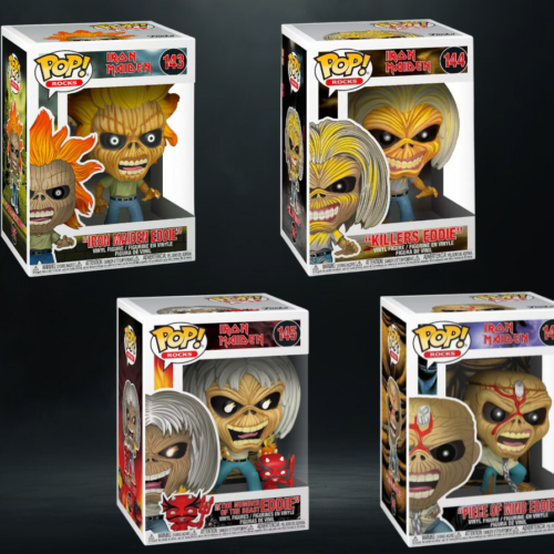 Funko Pop! Rocks Iron Maiden Classic Eddie Collection (Set of 4)