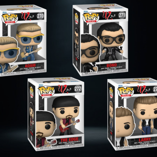 Funko Pop! Rocks: U2 Complete Set #270-273