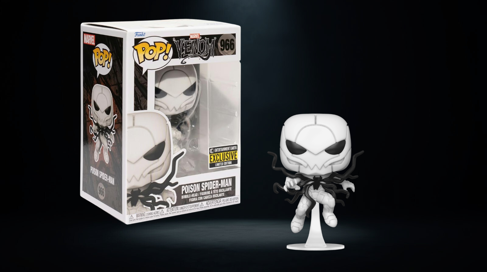 Funko Pop! Marvel Venom Poison Spider-Man Entertainment Earth Exclusive #966 - Imagen 2