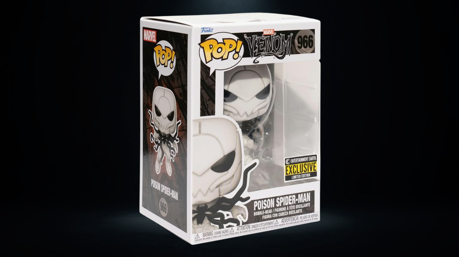 Funko Pop! Marvel Venom Poison Spider-Man Entertainment Earth Exclusive #966 - Imagen 3