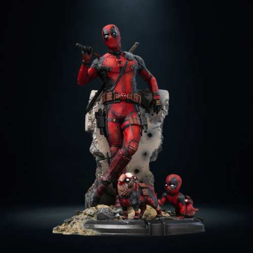 Deadpool Art Scale 1/10 Deadpool & Wolverine Iron Studios