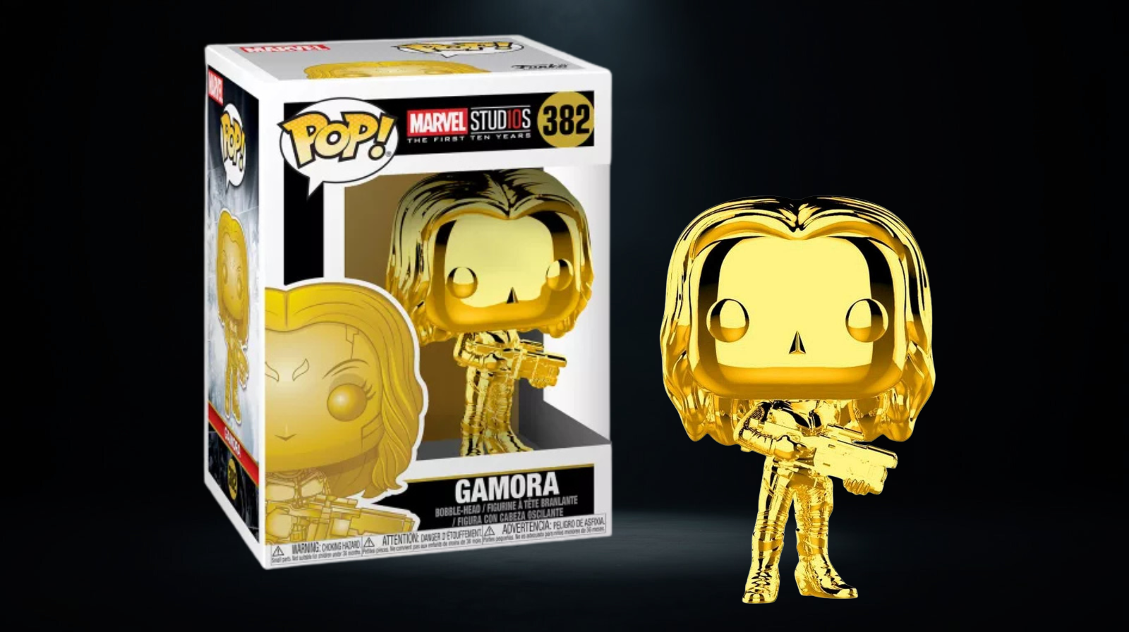 Funko Pop! Marvel Gamora Gold #382 Marvel Studios The First 10 Years - Imagen 2
