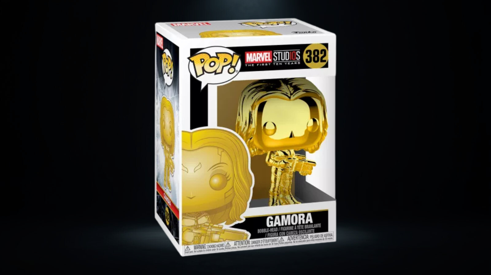 Funko Pop! Marvel Gamora Gold #382 Marvel Studios The First 10 Years - Imagen 3