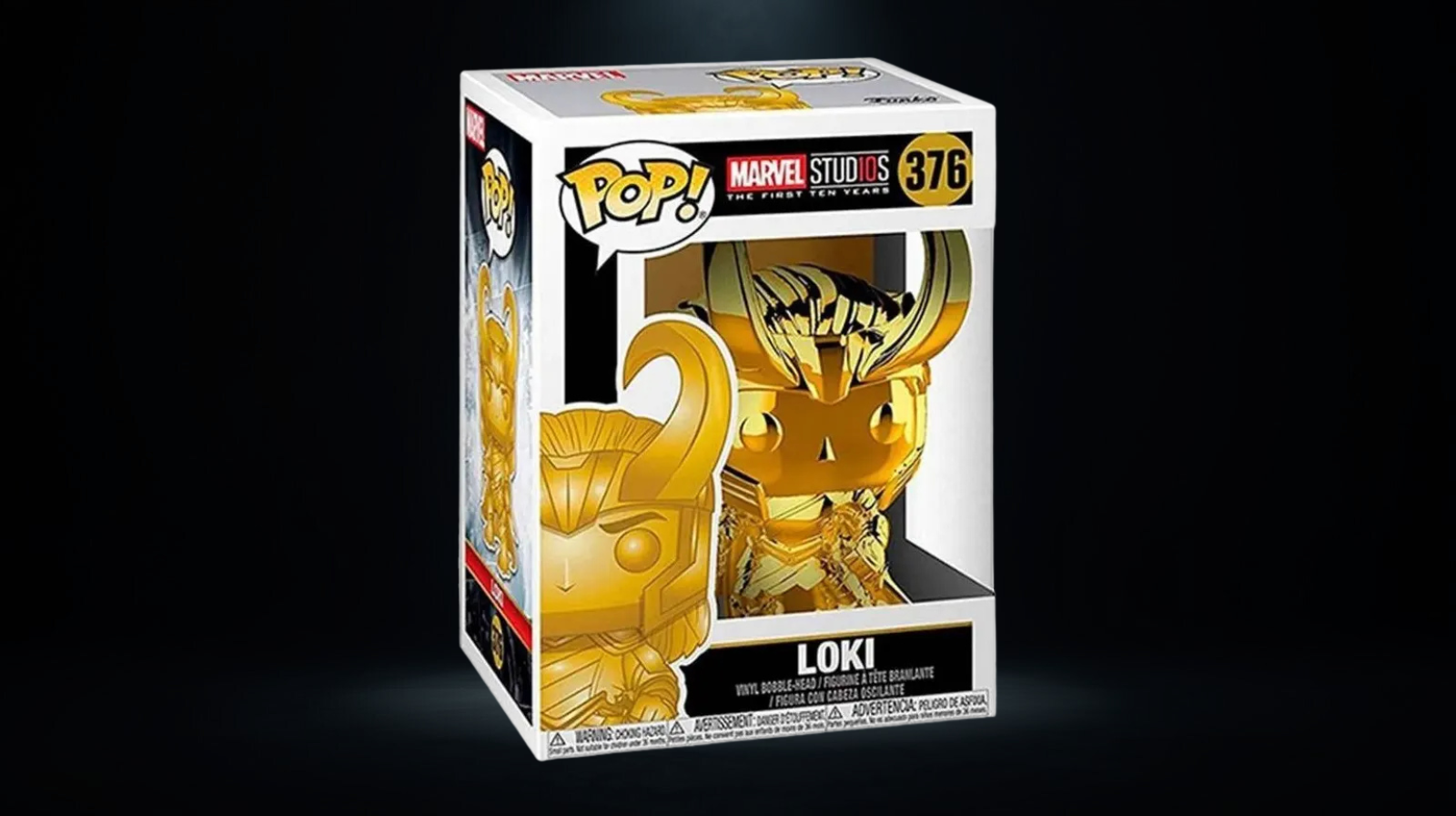 Funko Pop! Marvel Loki Gold #376 Marvel Studios The First 10 Years - Imagen 3
