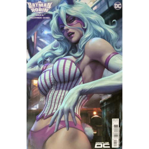 Batman and Robin #1 (Portada Variante White Rabbit por Stanley “Artgerm” Lau) (Comic Americano)