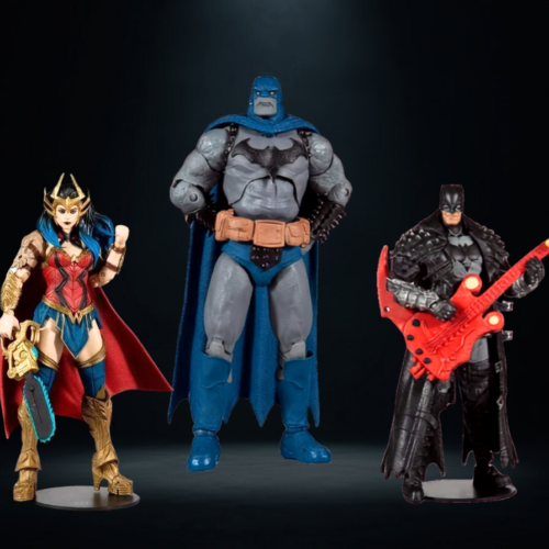 DC Multiverse: Dark Nights – Death Metal Darkfather Build-A Figure (Set Completo de 4 Figuras)