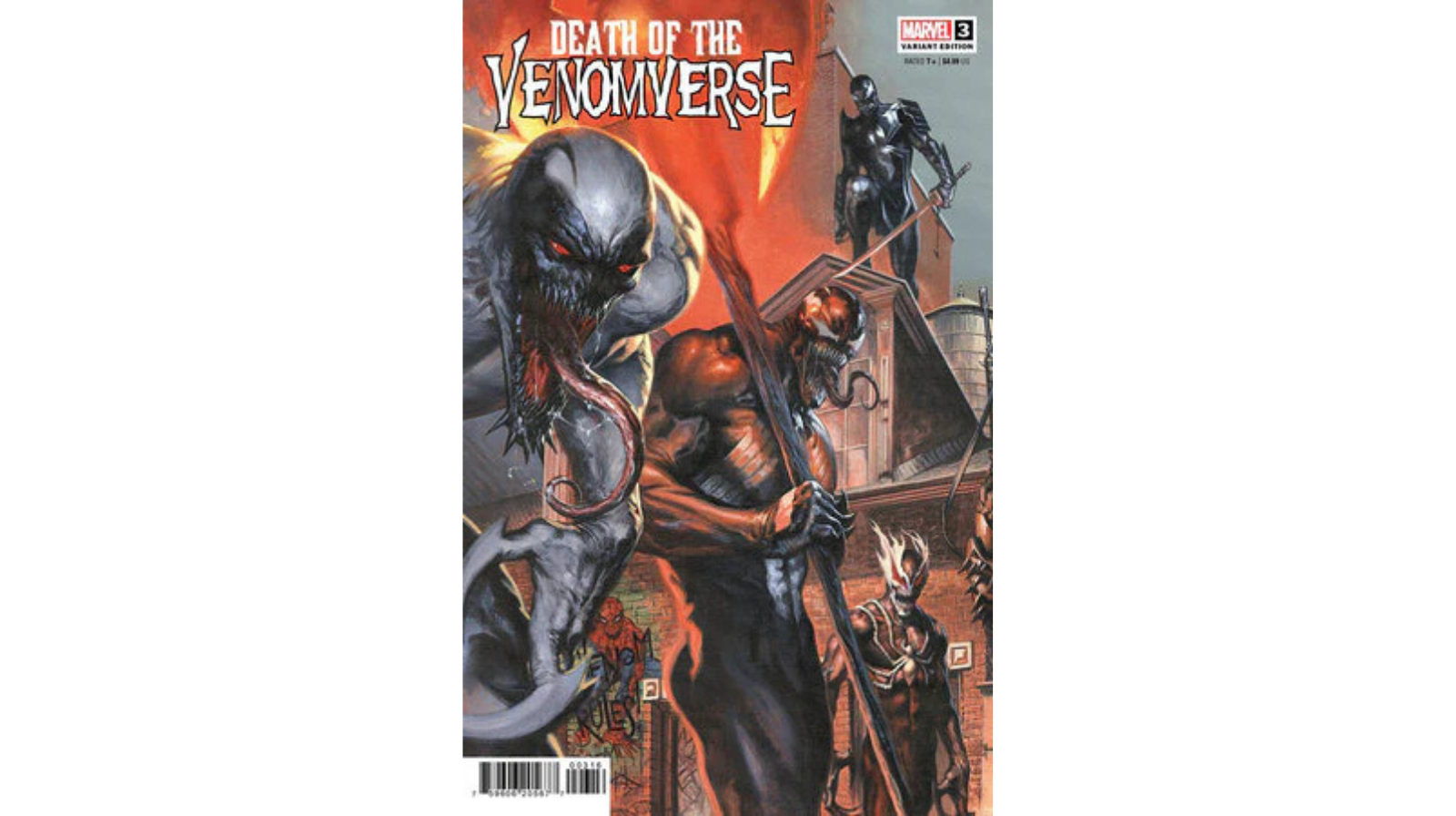 Death of the Venomverse #1-5 Gabriele Dell'Otto Connecting Variant Set (5 Comics) - Imagen 2