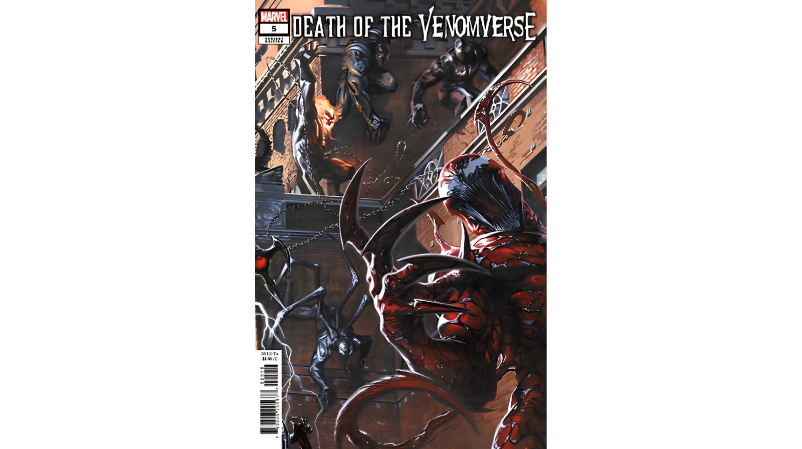 Death of the Venomverse #1-5 Gabriele Dell'Otto Connecting Variant Set (5 Comics) - Imagen 6